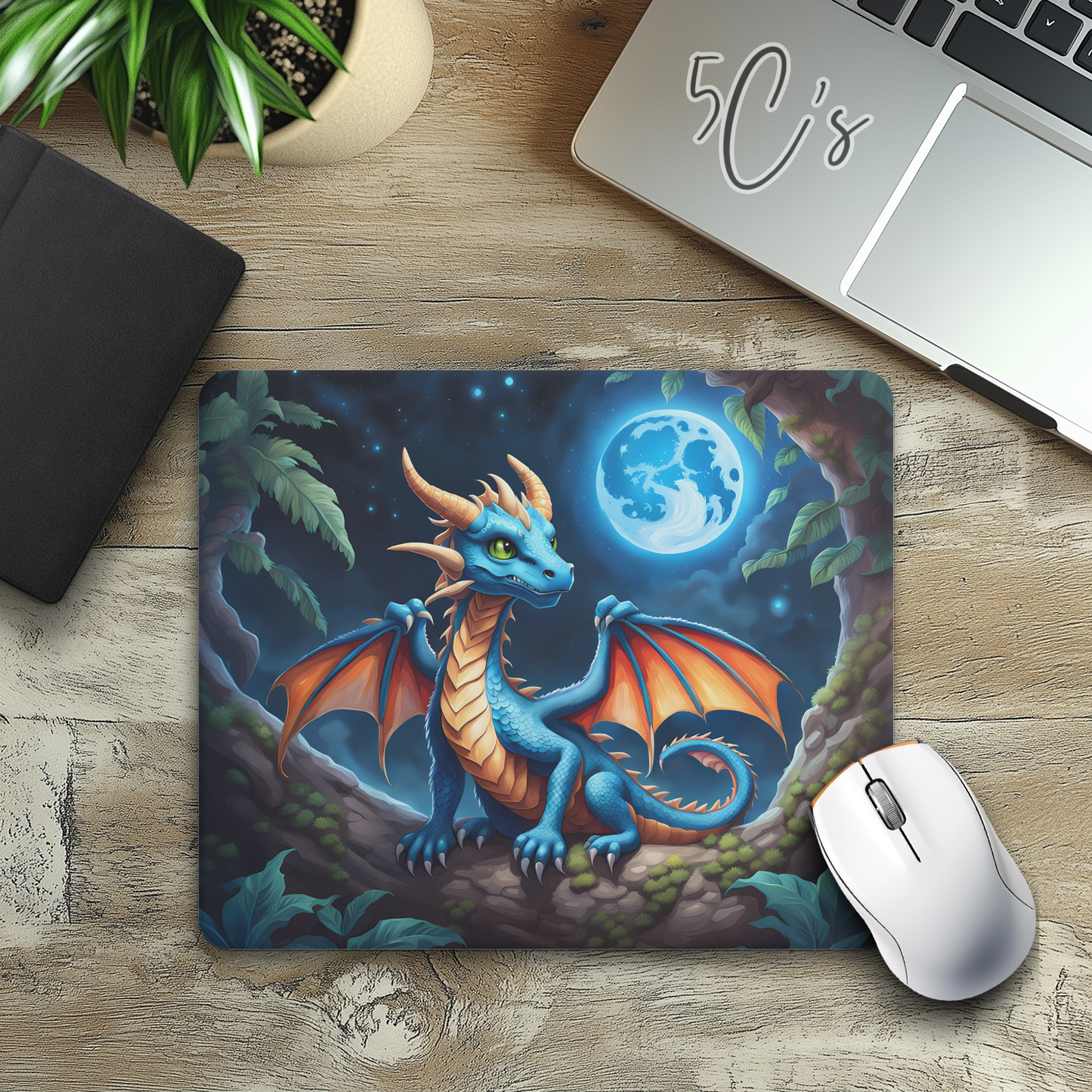 Night Dragon Mouse Pad