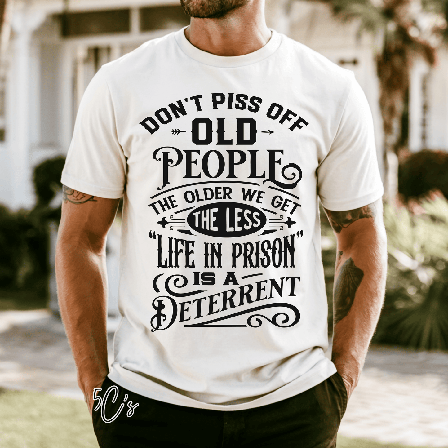 Don't Piss Off Old People Graphic Tee