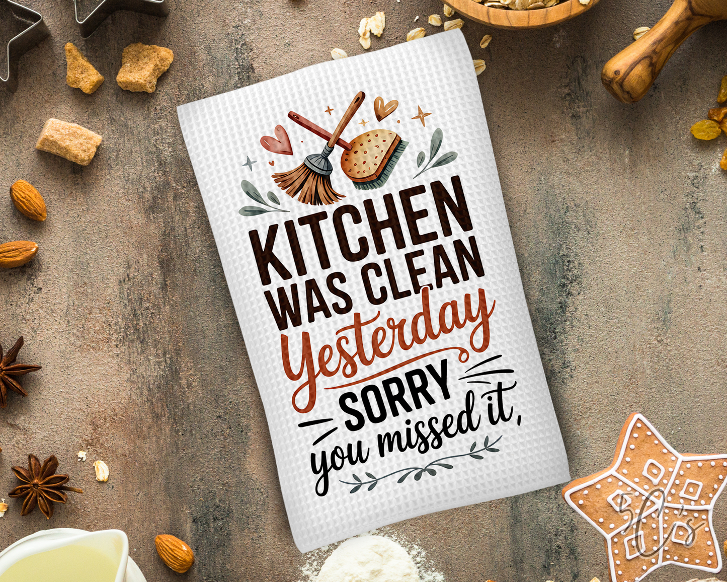 Sorry You Missed It Dish Towel