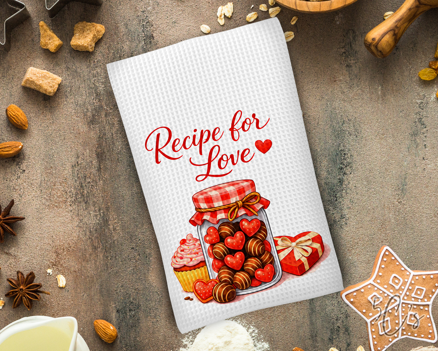 Recipe For Love Dish Towel