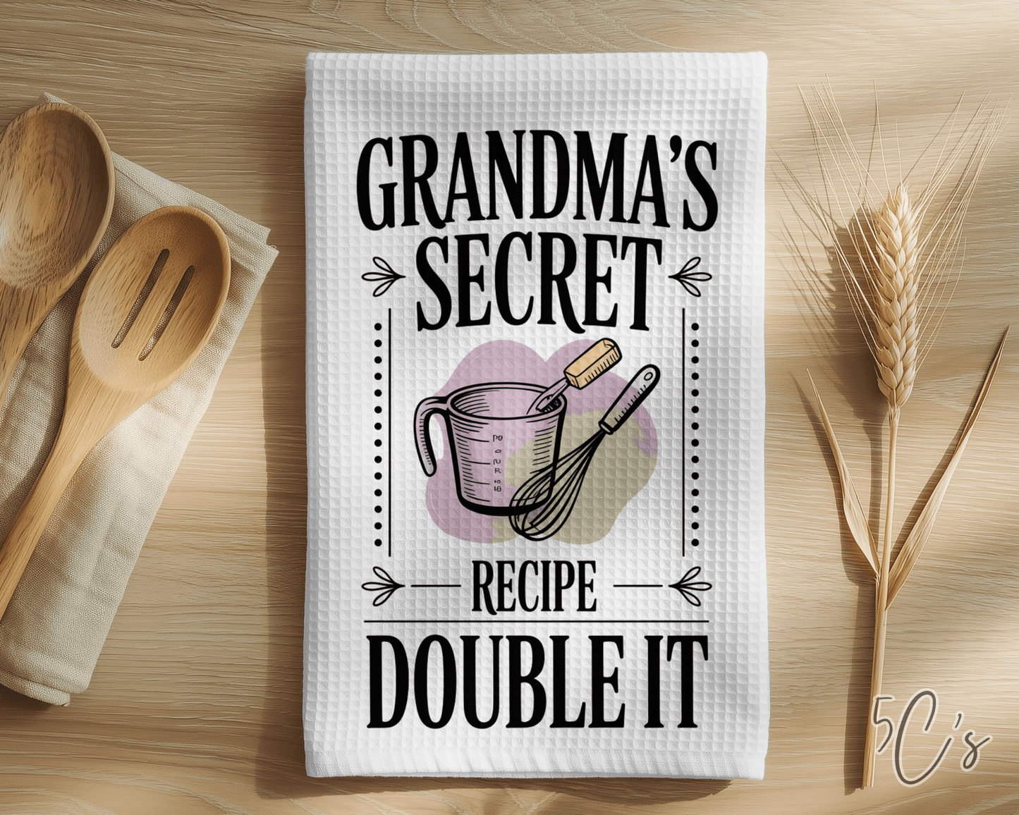 Grandma's Secret Recipe Dish Towel