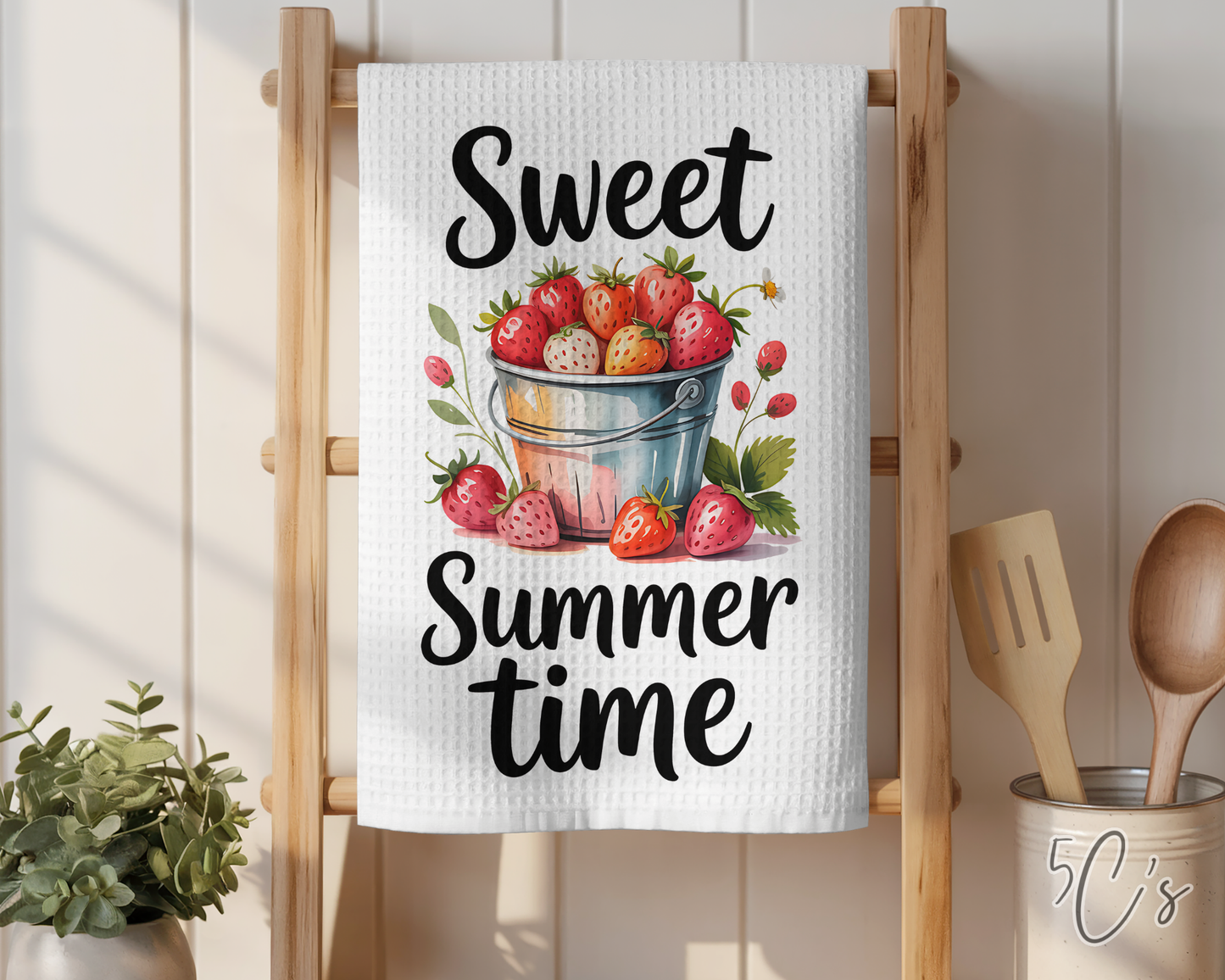 Sweet Summer Time Dish Towel