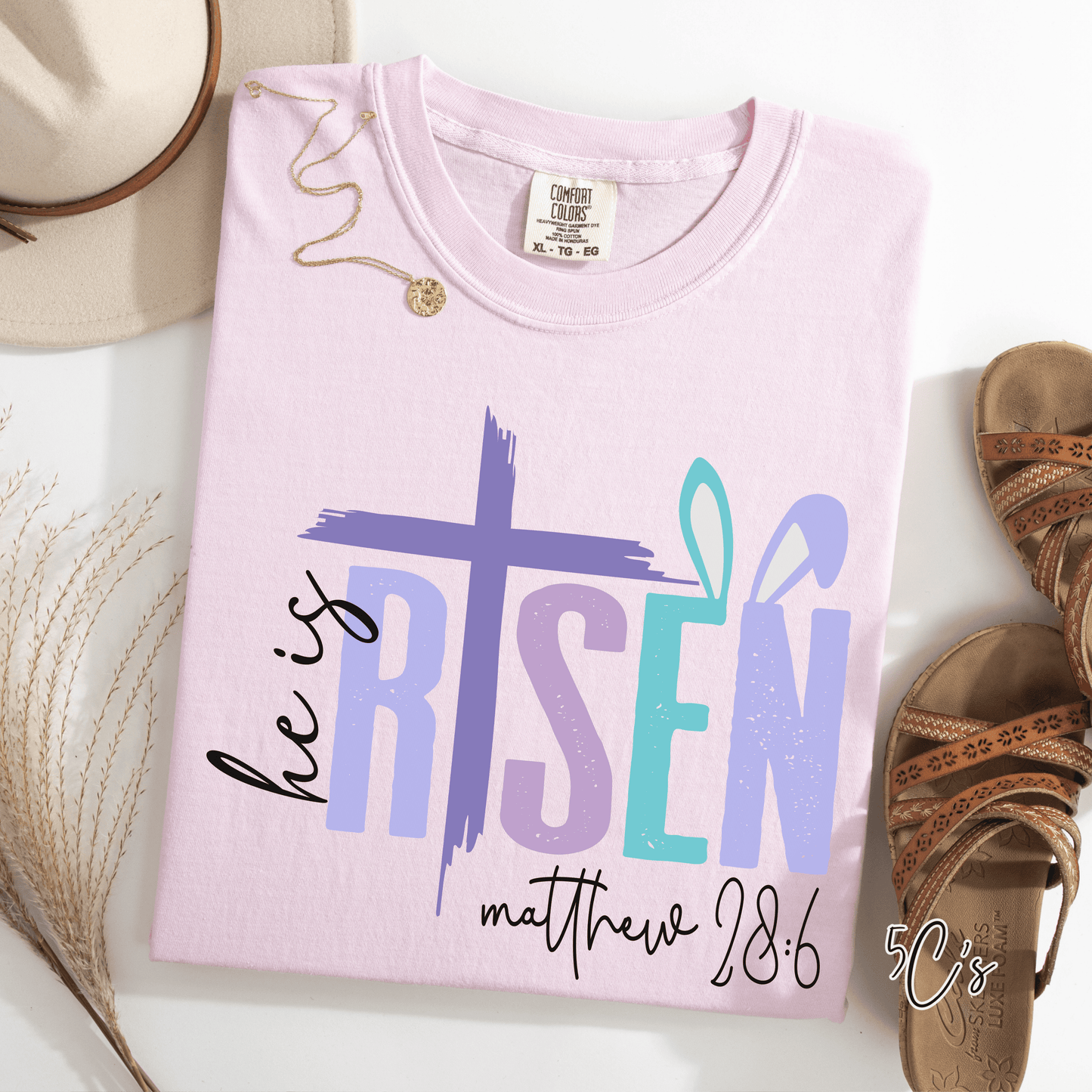 He Is Risen Graphic Tee