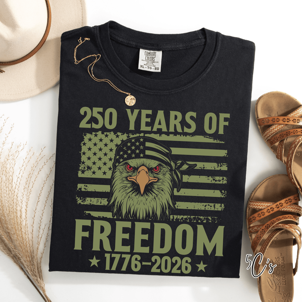 250 Years America Anniversary Graphic Tee