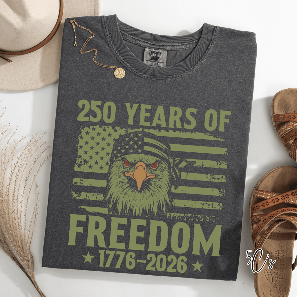 250 Years America Anniversary Graphic Tee