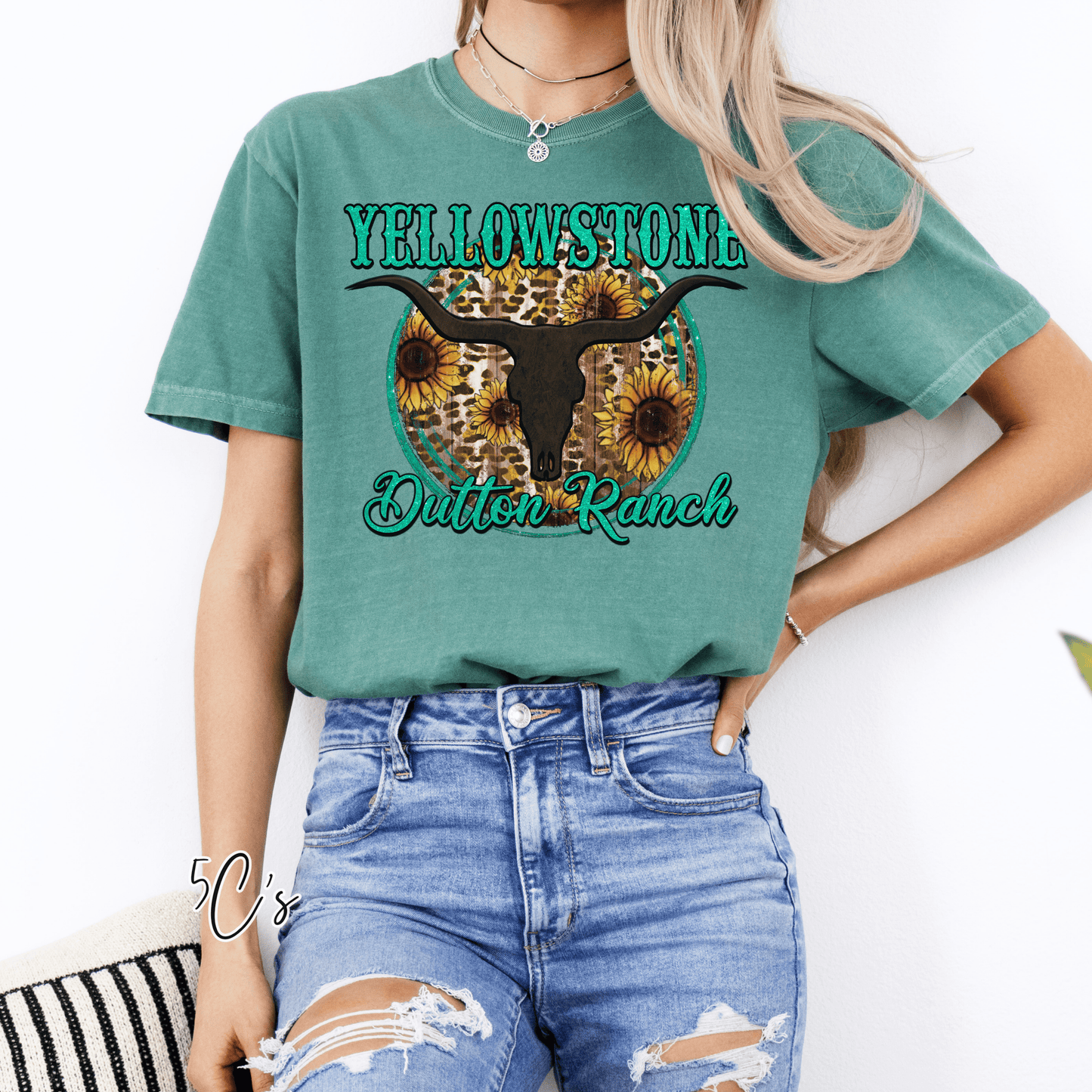 Bullskull Yellowstone Dutton Ranch Graphic Tee