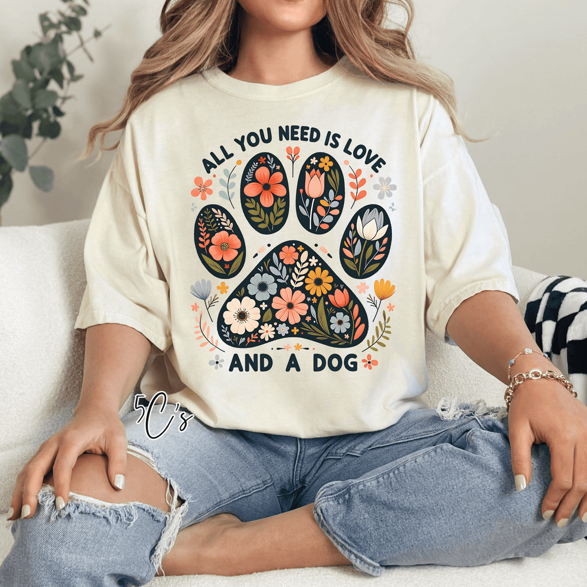 All You Need is Love & a Dog Graphic Tee