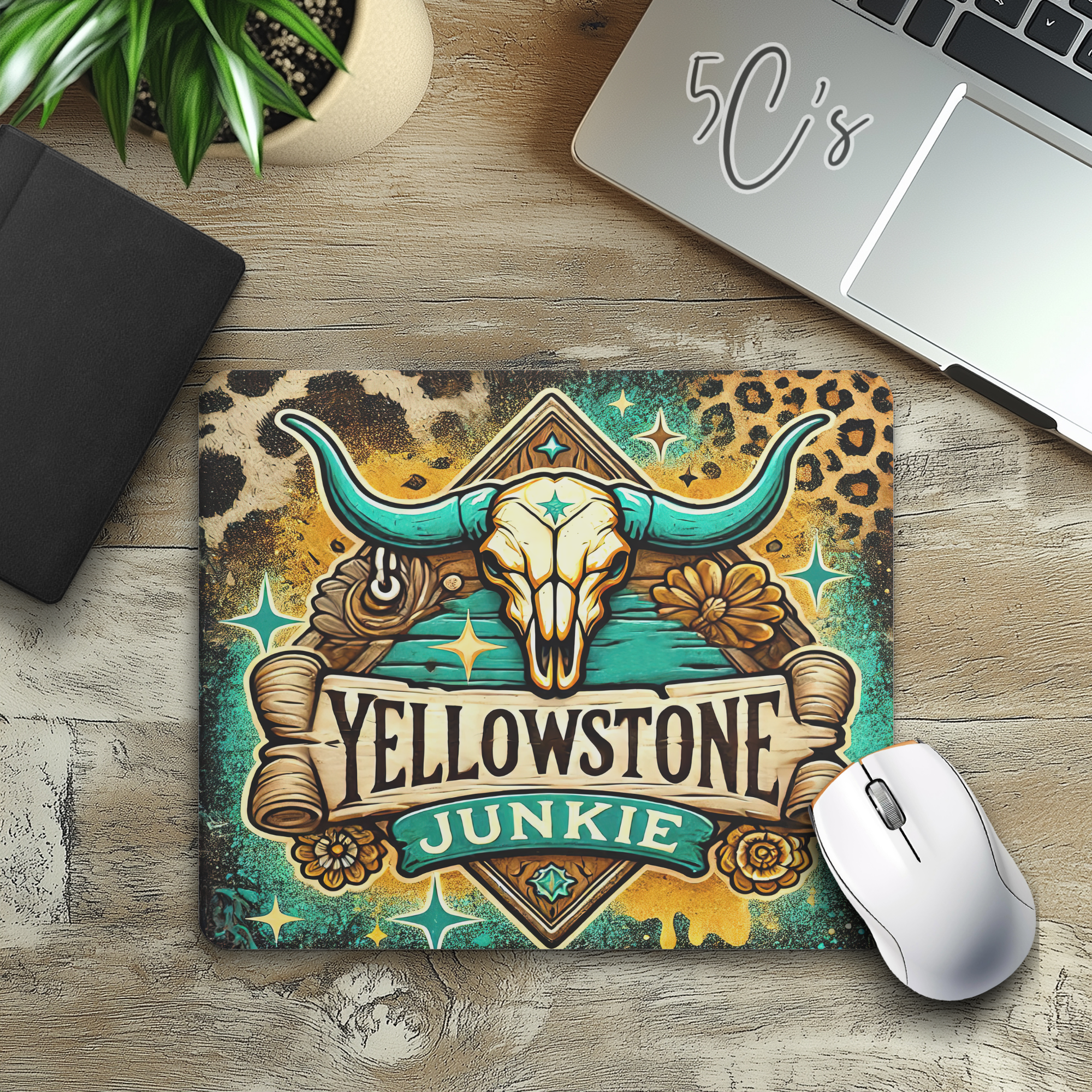 Yellowstone Junkie Mouse Pad