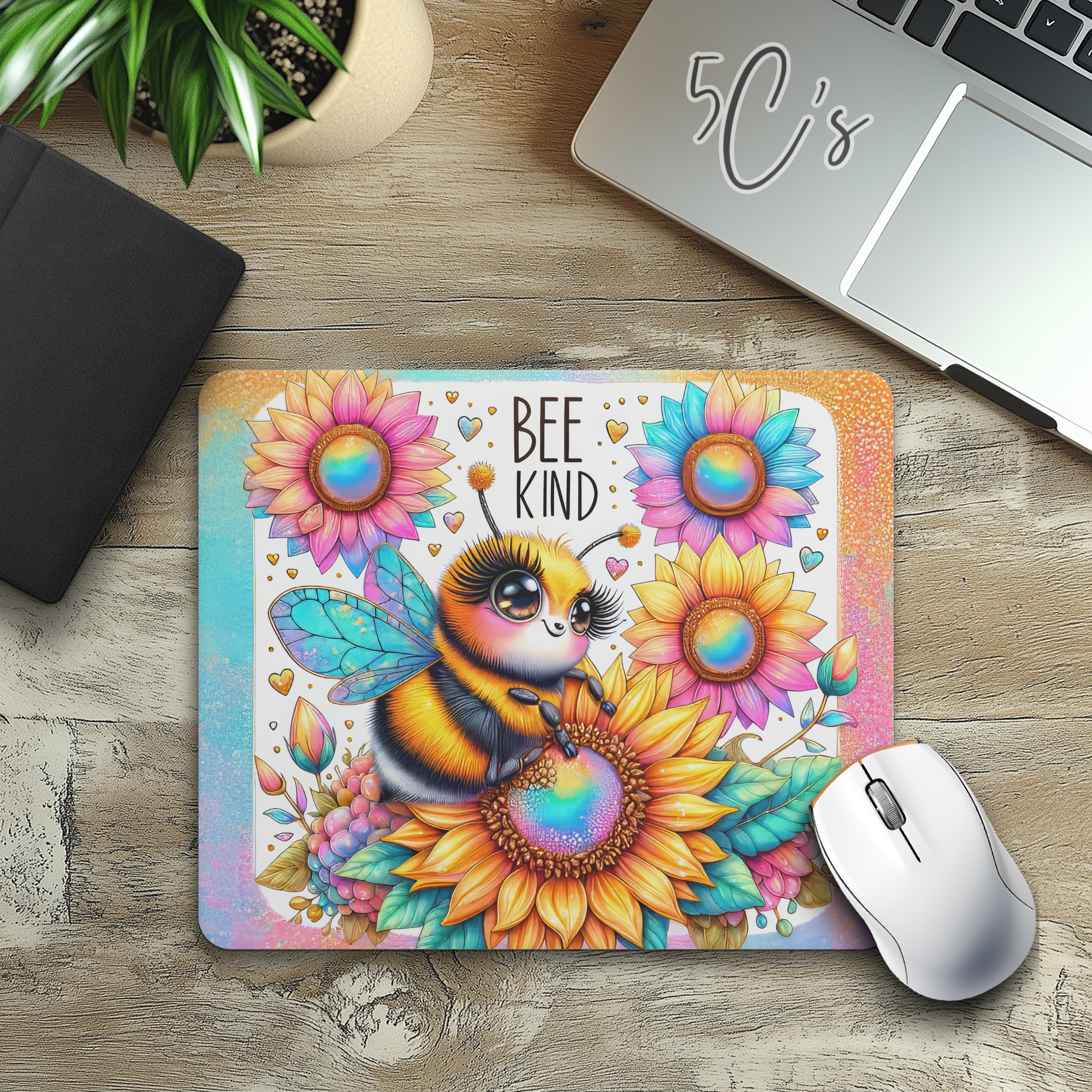 Cute Bee Mouse Pad