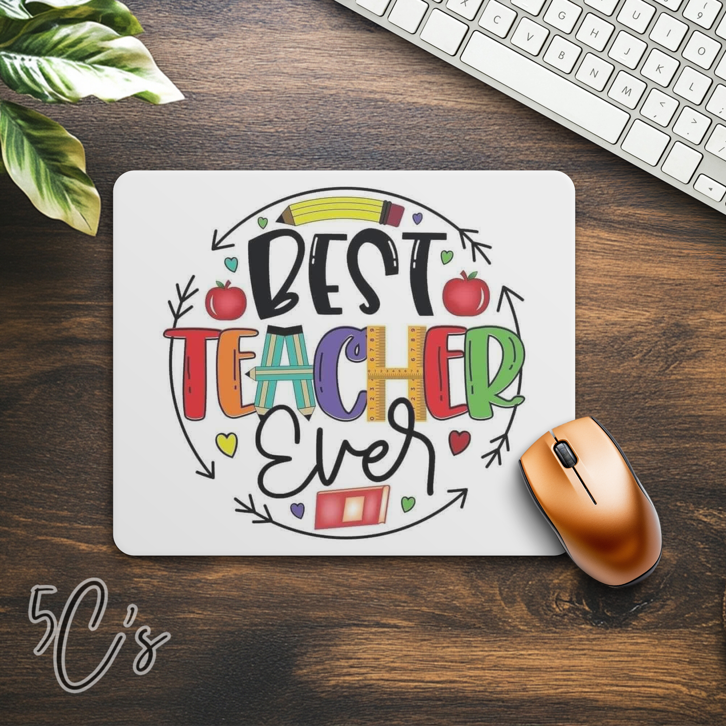 Best Teacher Ever Mouse Pad