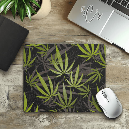 420 Leaves Mouse Pad