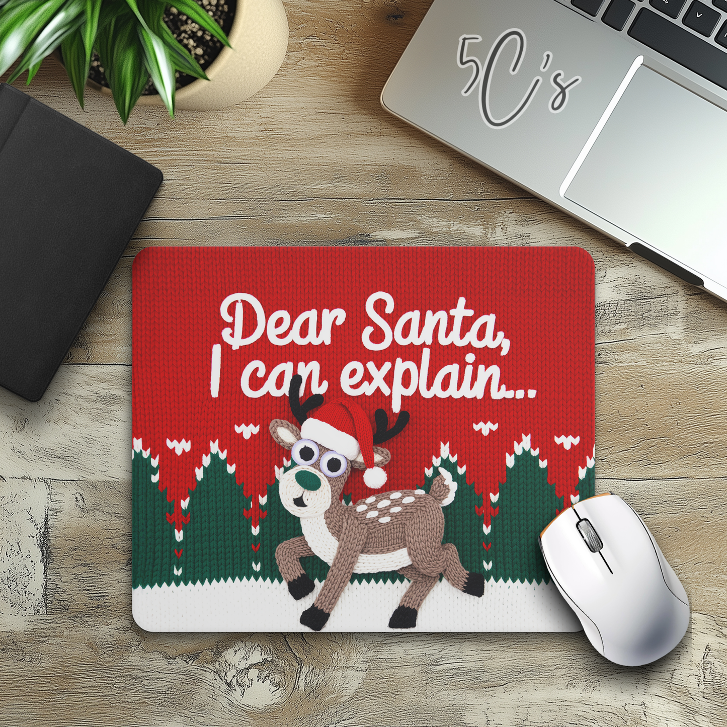 Dear Santa, I Can Explain Mouse Pad