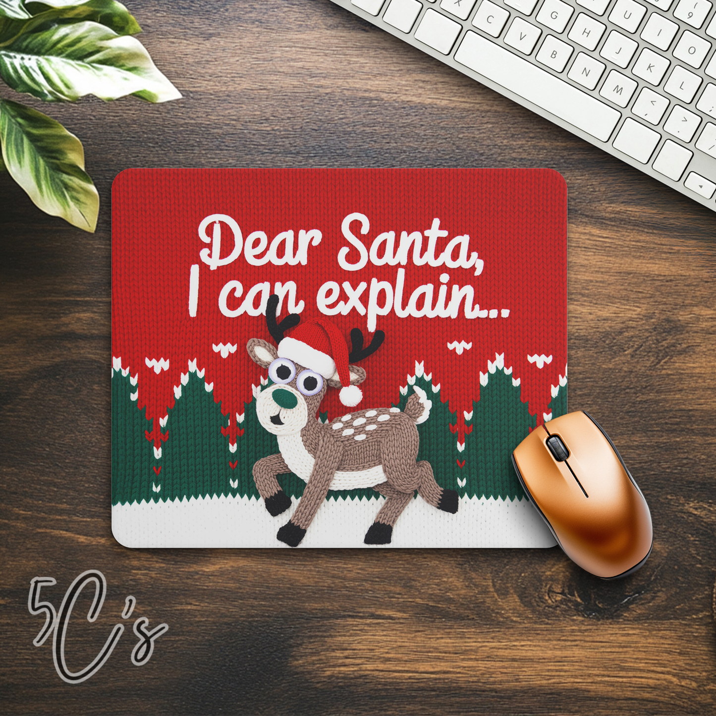 Dear Santa, I Can Explain Mouse Pad