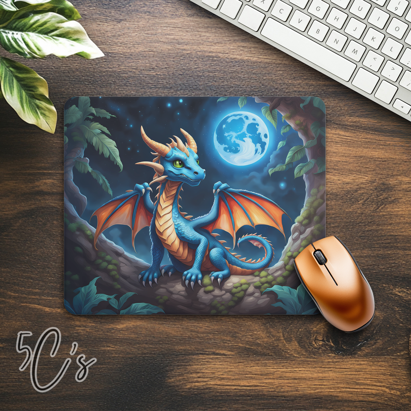 Night Dragon Mouse Pad