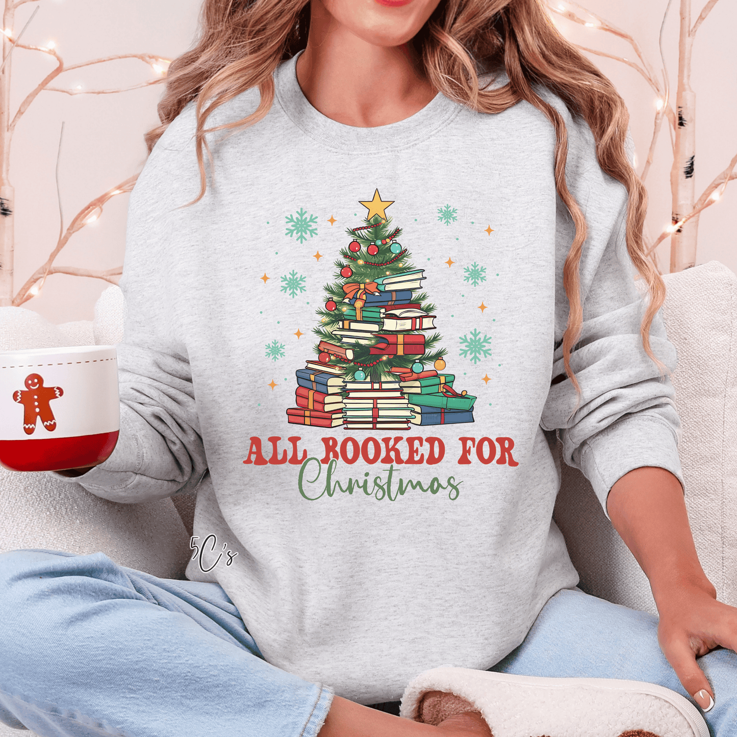 All Booked For Christmas Sweatshirt