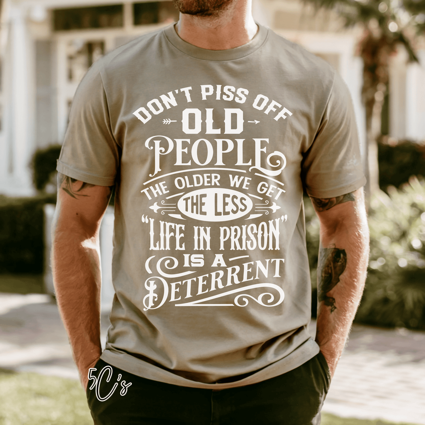 Don't Piss Off Old People Graphic Tee