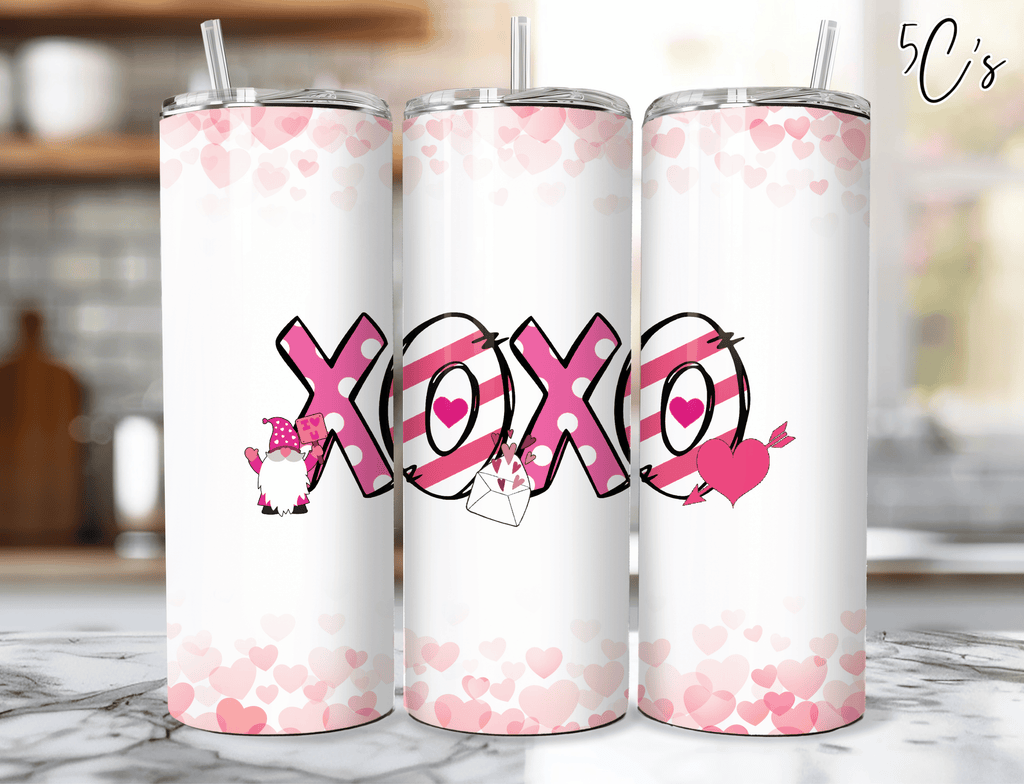 Xoxo Valentine Gnome Tumbler