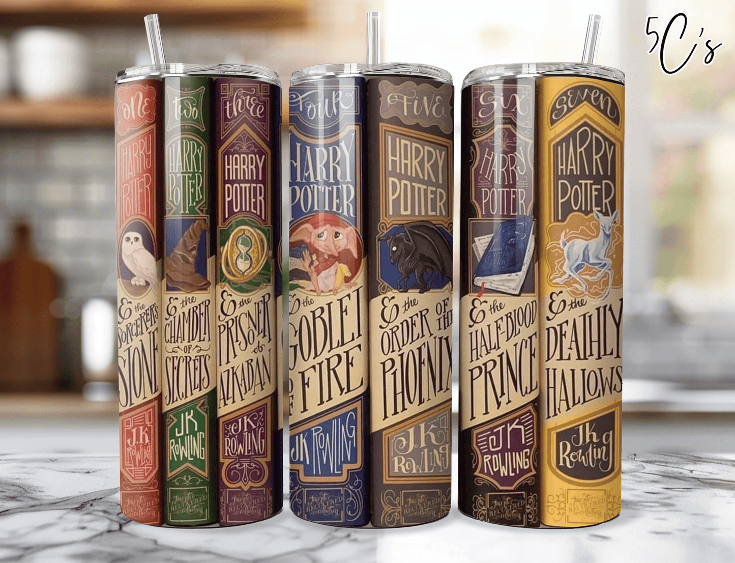 Wizarding Book Spines Tumbler