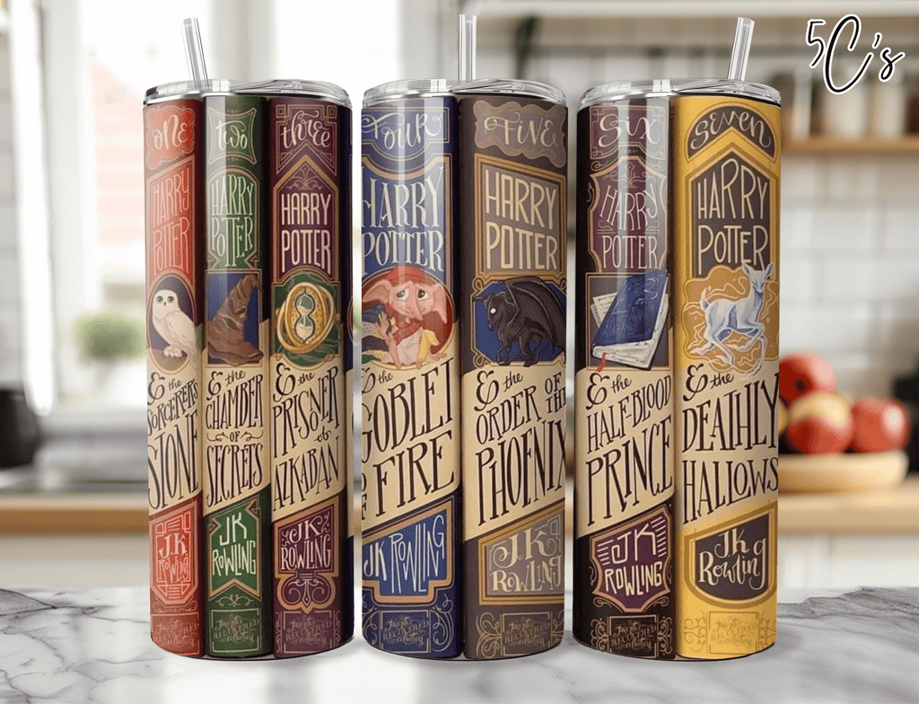 Wizarding Book Spines Tumbler