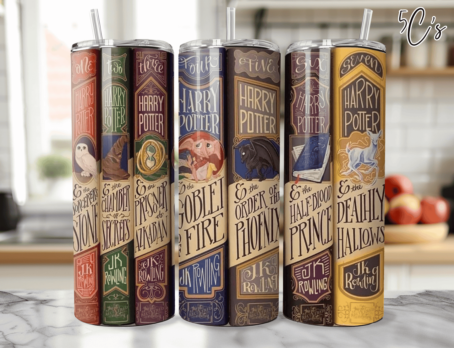 Wizarding Book Spines Tumbler