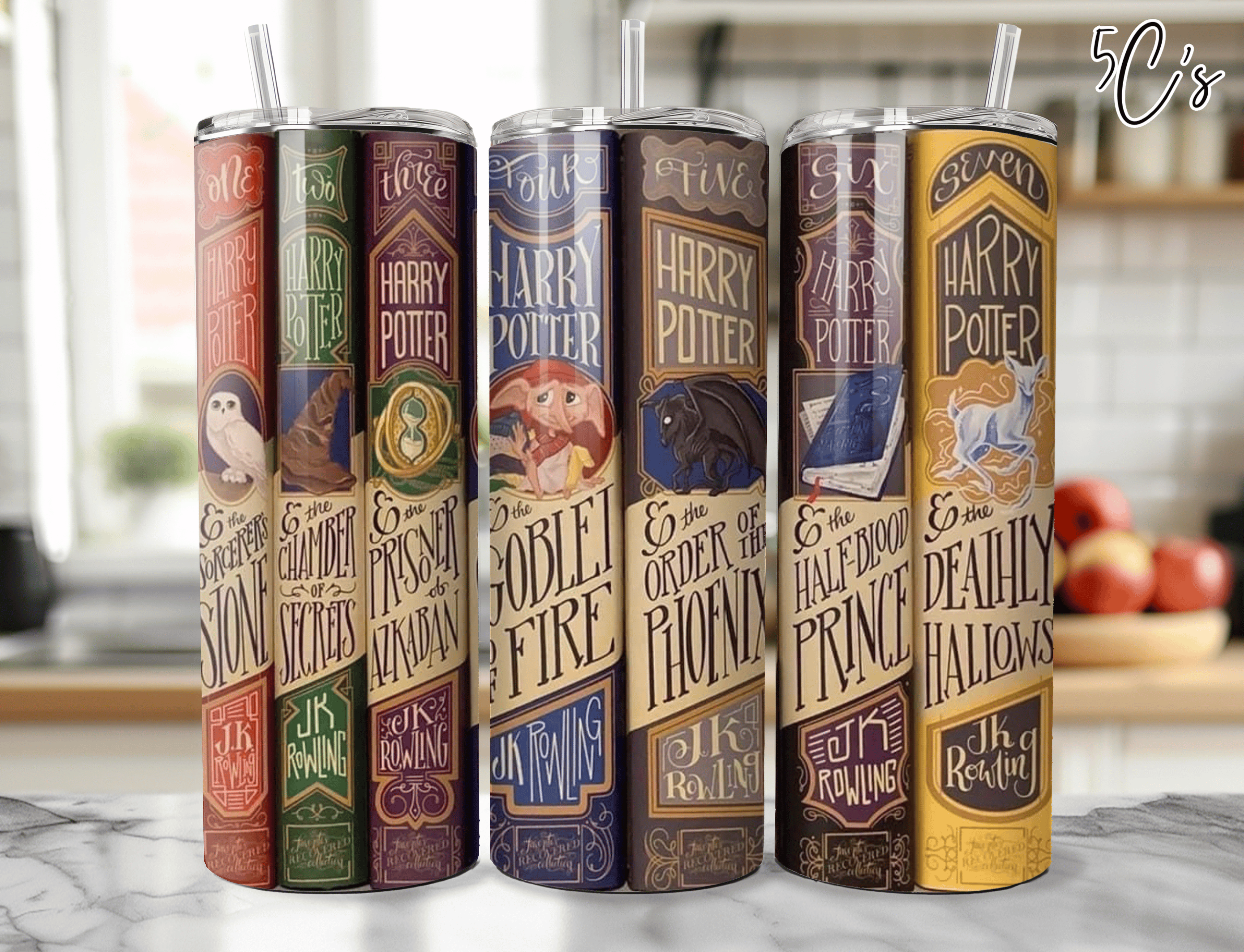 Wizarding Book Spines Tumbler