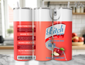 B*tch Be Gone Red Apple Tumbler