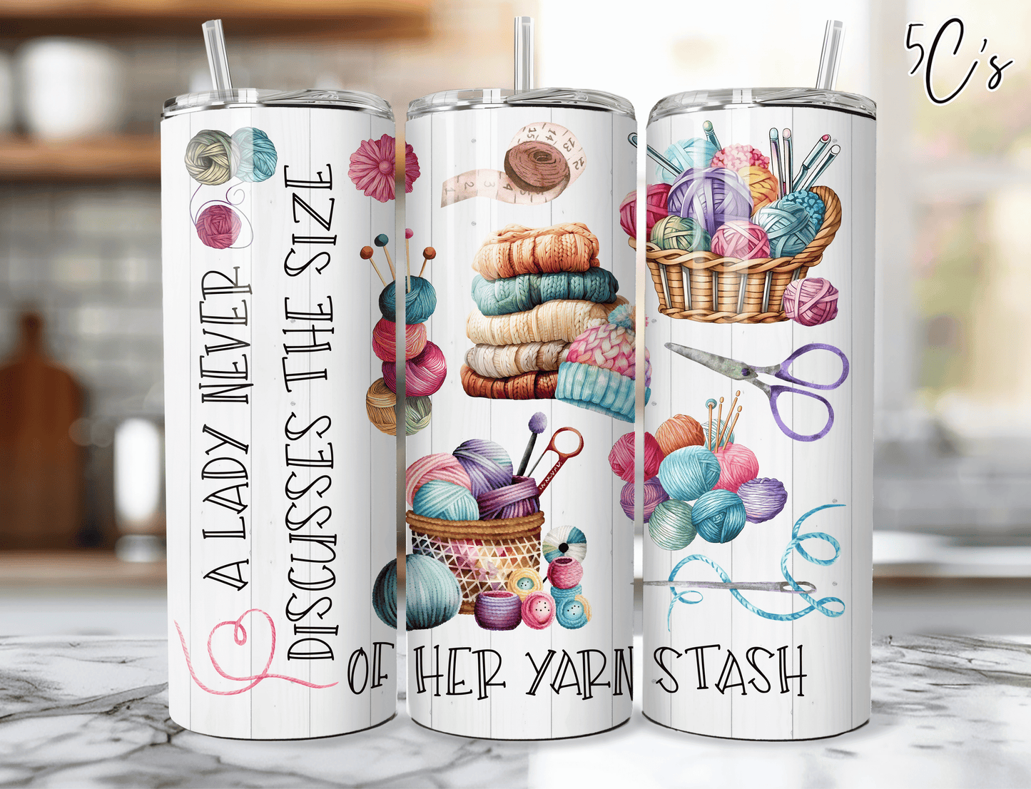 Yarn Stash Tumbler