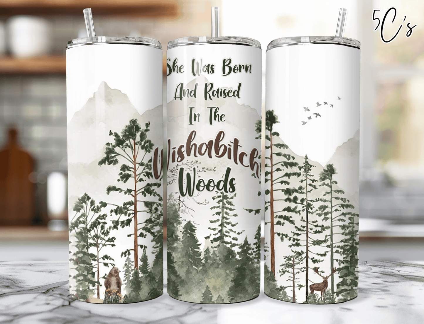Wishabitch Woods Tumbler