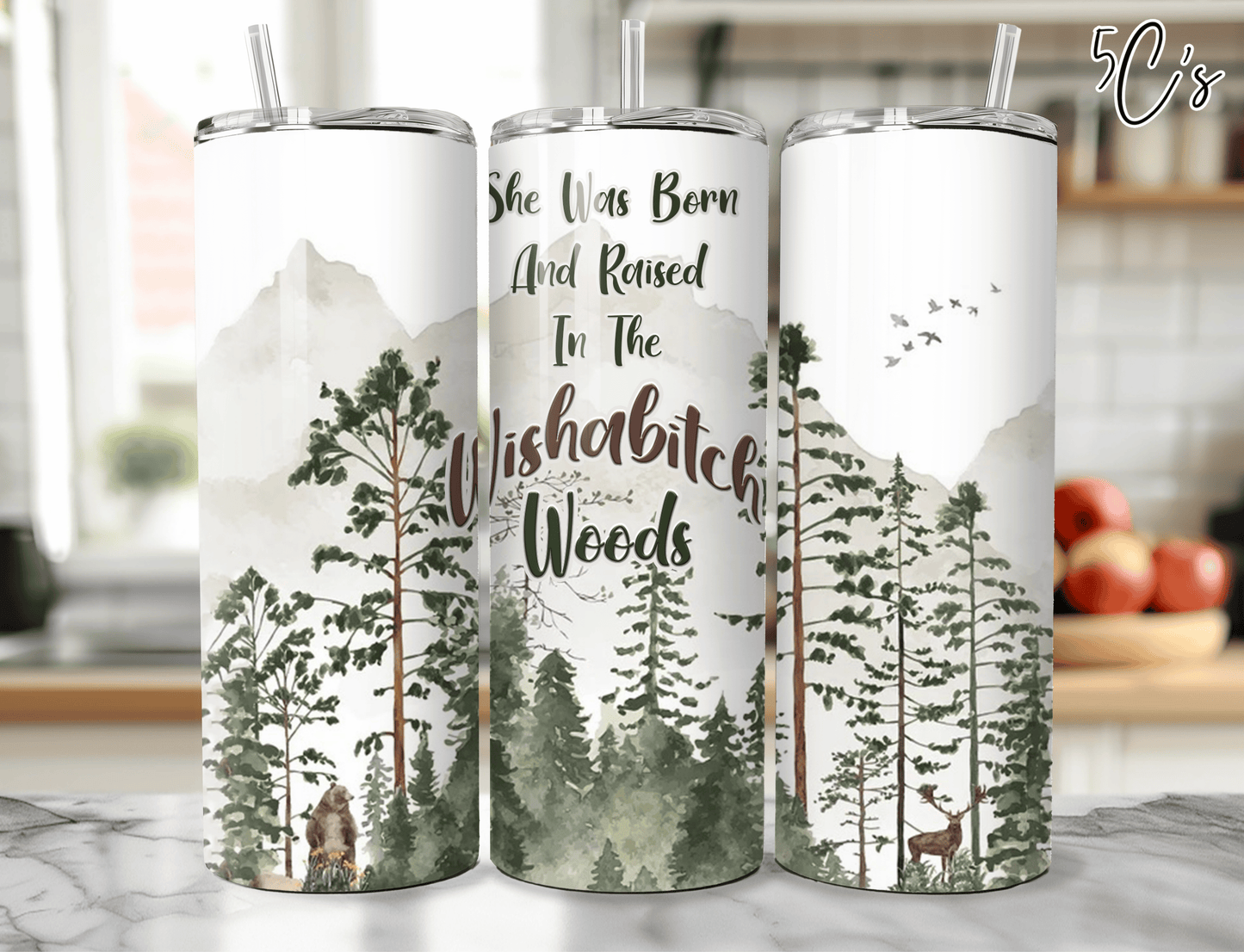Wishabitch Woods Tumbler