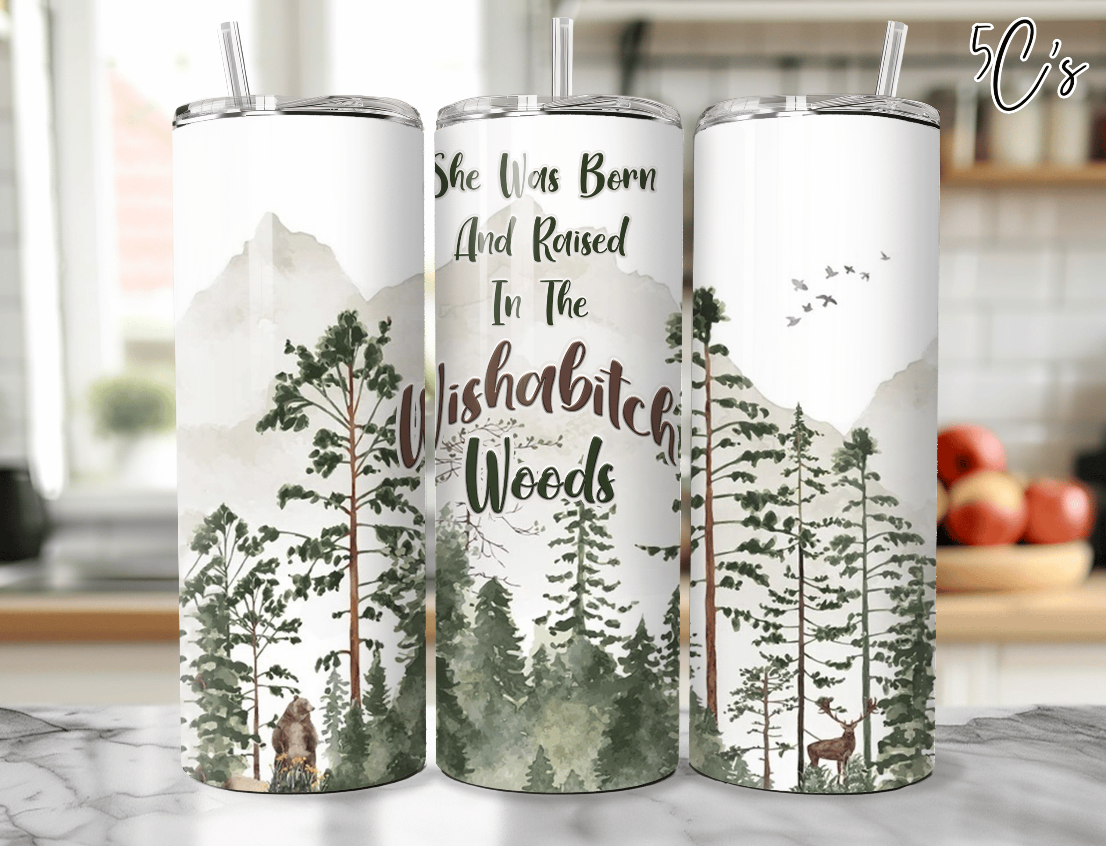 Wishabitch Woods Tumbler