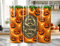 3D Inflated Jack-o-lantern Juice Tumbler