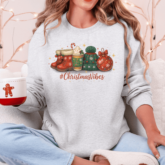 #ChristmasVibes Sweatshirt