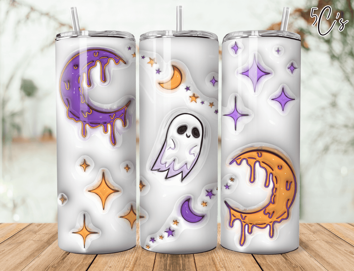 3D Inflated Puffy Halloween Tumbler