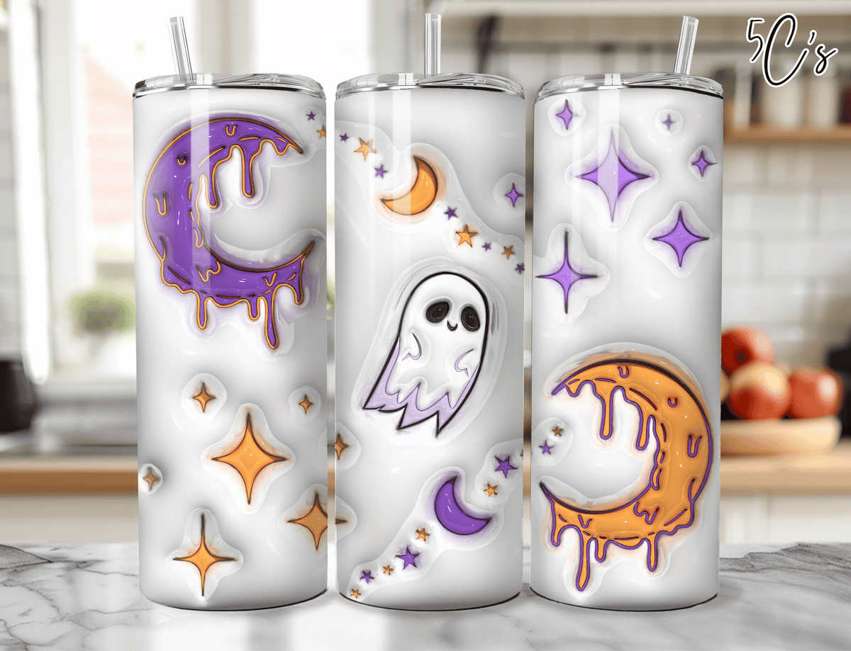 3D Inflated Puffy Halloween Tumbler