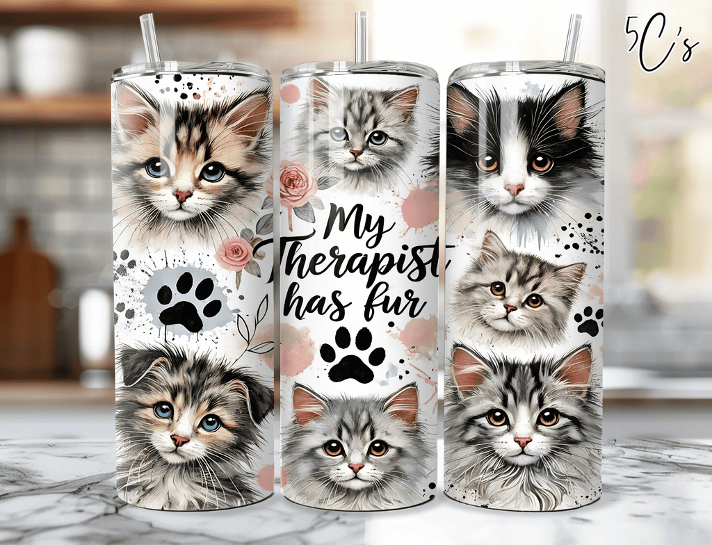 My Therapist Has Fur Tumbler
