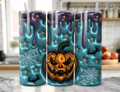 3D Jack-O-Lantern Fall Halloween Pumpkin Tumbler