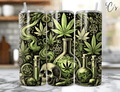 420 Skull Weed Tumbler