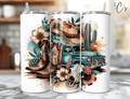 Western Blue Truck Tumbler