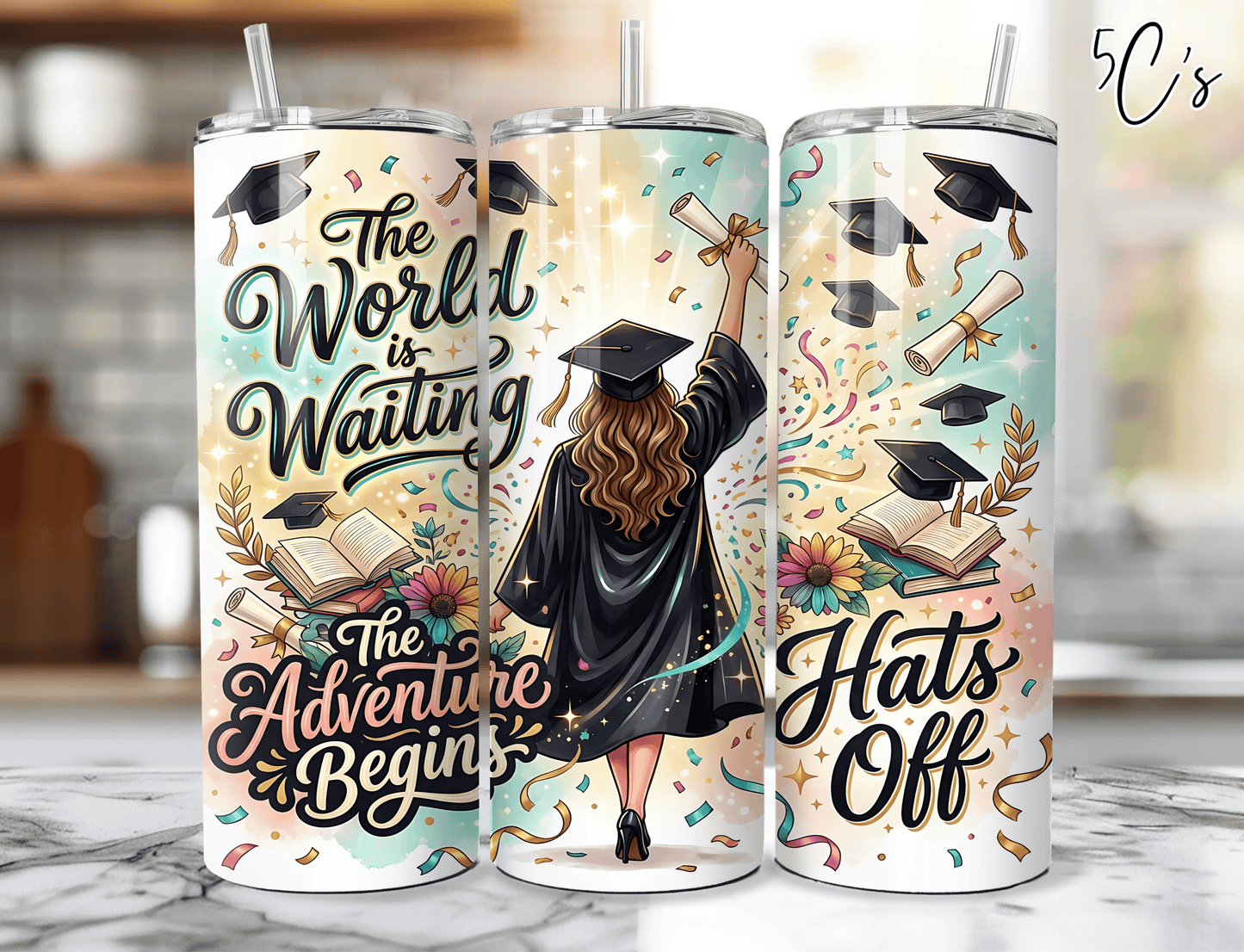 The World Is Waiting 2026 Graduation Tumbler
