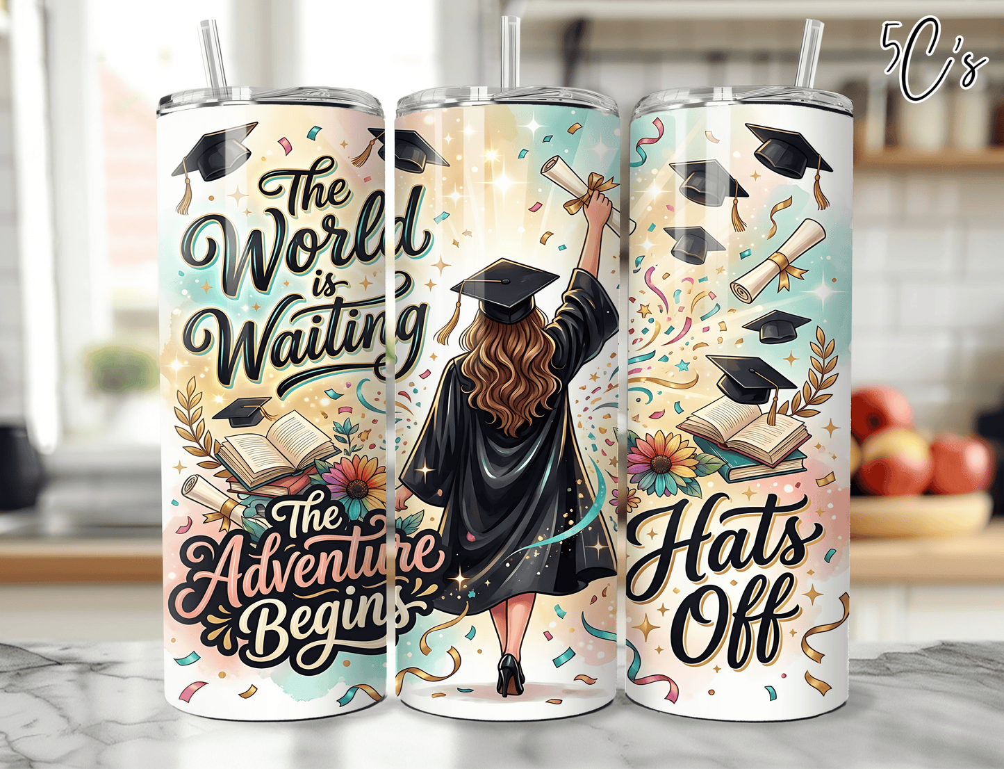 The World Is Waiting 2026 Graduation Tumbler