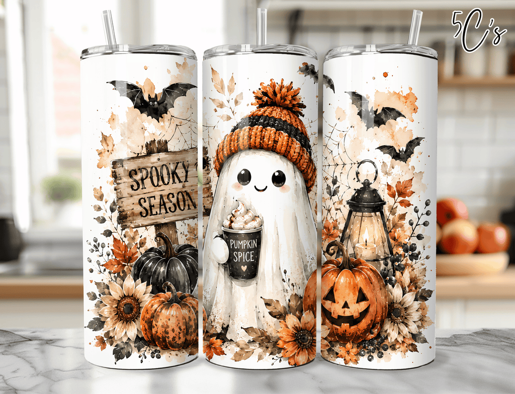Spooky Season Halloween Ghost Tumbler