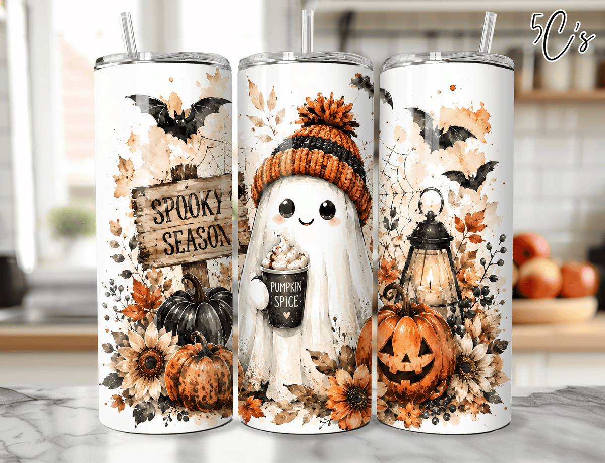 Spooky Season Halloween Ghost Tumbler