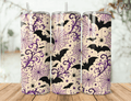 Gothic Halloween Bat Tumbler