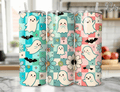 Cute Pastel Ghost Halloween Tumbler