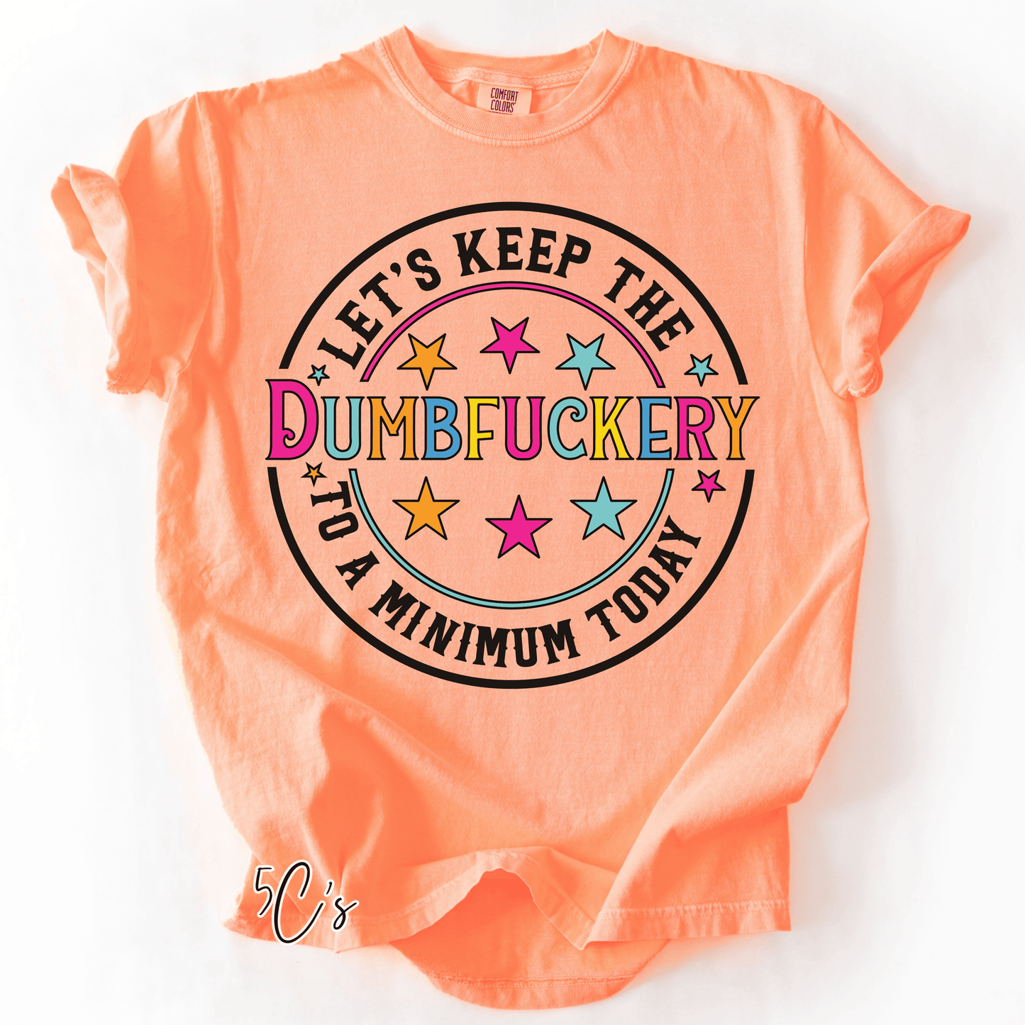Let's Keep The Dumbfuckery To a Minimum Graphic Tee