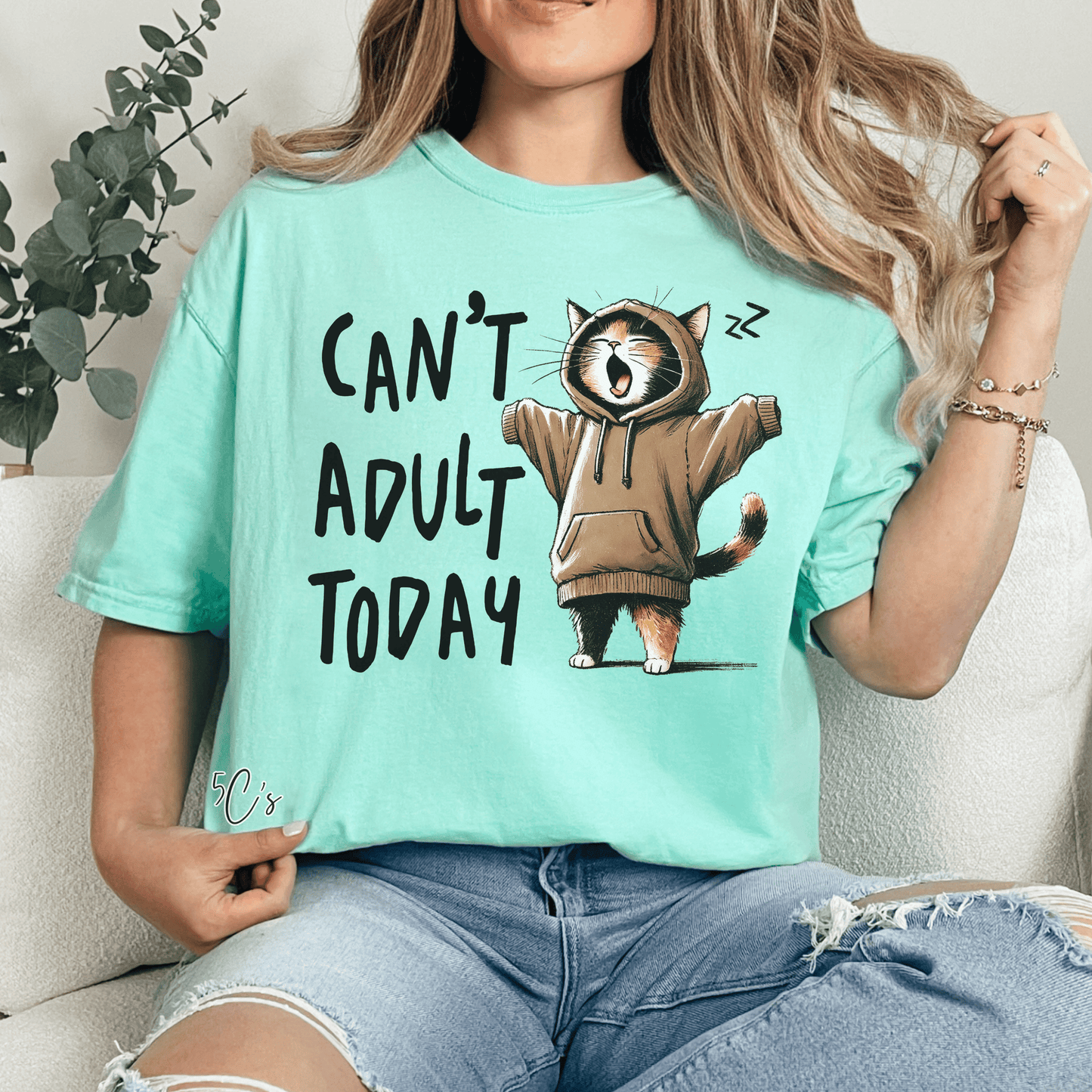 Can't Adult Today Graphic Tee