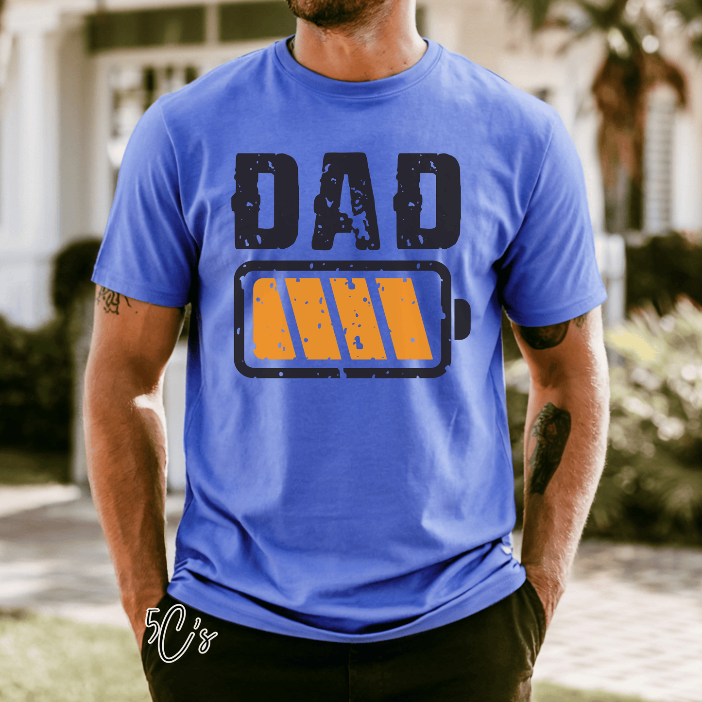 Dad Battery Graphic Tee
