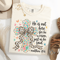 Brushstroke Easter Cross Graphic Tee