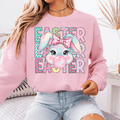 Coquette Easter Bunny Bubblegum Sweatshirt