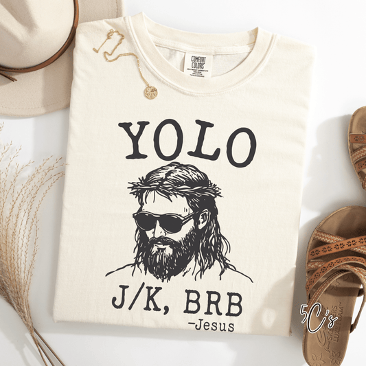 Yolo Jk Jesus Graphic Tee
